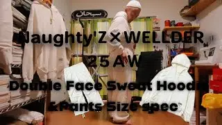 Naughty'Z&times;WELLDER 25ＡＷ　Double Face Sweat Hoodie & Pants Size specのご紹介！