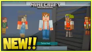 (NEW!!) Minecraft 'TU34' StoryMode Skinpack Released! + Review (Xbox360/Ps3/XboxOne/Ps4)