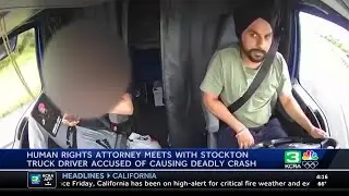 Stockton truck driver accused in Florida crash shows remorse, attorney says