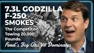 7,3-литровый Godzilla F-250 дымит, как конкурент, буксирующий 20 000 фунтов!