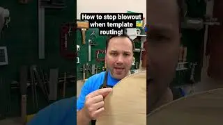 How to stop blowout when template routing!