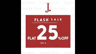 J. Junaid Jamshed Flat 25 % Off Nationwide