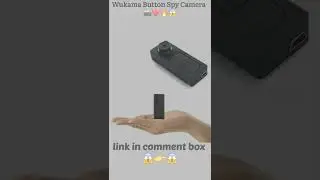 Wukama Button Spy Camera HD Audio and Video Recorder #short #hidden #spy