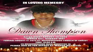 Dawn Thompson Thanksgiving Service