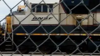 Lots of Stored Locomotives at BNSF's Saginaw Yard