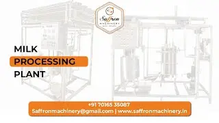 Dairy Plant Setup| डेयरी प्लांट सेटअप | 1000 LPH Milk Pasteurizer Machine | Milk, Curd, Paneer, Ghee