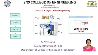 JavaFX Events and Controls / Object Oriented Programming/ SNS Institutions