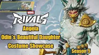 Angela | Odin's Beautiful Daughter Battle Pass Costume Showcase | Marvel Rivals Gameplay Season 5