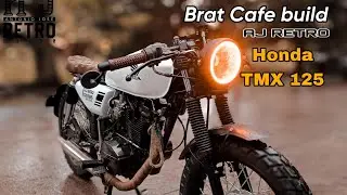 HONDA TMX 125 &ldquo;Brat Cafe&rdquo; build | by Aj Retro
