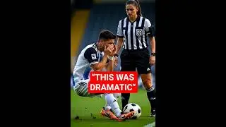 Player Begs Female Referee&hellip; Falls in Slow Motion 😭⚽#FootballFunny #SoccerComedy #Female #ViralShorts