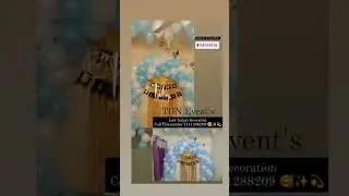 TGN Event's low budget Decoration flower decoration and balloon decoration Call This No:-7411288209