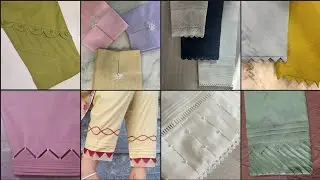 Casual wear trouser /capri design with simple laces 2022 /very easy latest and simple trousers