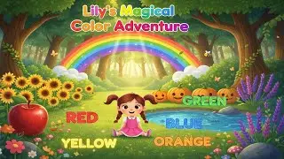 🌈 Learn Colors with Lily! 🎨 Magical Color Adventure for Kids | Fun & Education