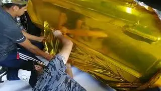 Instalaci&oacute;n wrap cromo oro