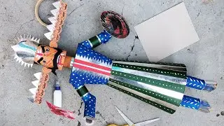 How to make ravan at home from cardboard | कार्डबोर्ड से घर पर रावण कैसे बनाएं |