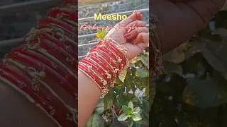 Meesho Kashmiri Chudiyaan haul 🌸#meesho #meeshofinds #2026 #shorts #trending #mahashivratri #love