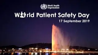 Geneva landmark lit up in orange to mark World Patient Safety Day 2019