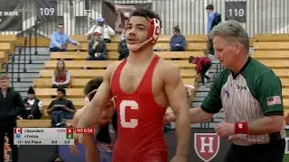 141lbs Joshua Saunders (Cornell) vs Lorenzo Frezza (Columbia)