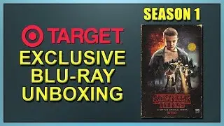 Stranger Things: Season 1 Target Exclusive Collector's Edition Blu-ray Unboxing