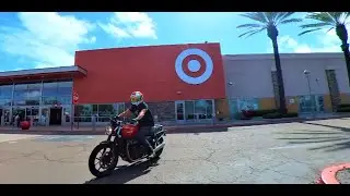 Triumph Street Twin ripping through San Diego