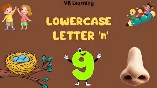 How to write lowercase letter n || Learn to write lowercase letter n  || small letter n for kids 