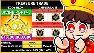 Trading New PORTAL SKINS For PERM DRAGON In Blox Fruits😍