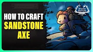 Craft Sandstone Axe - Winter Burrow