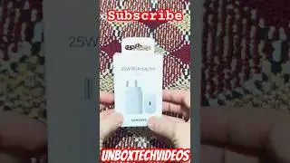 Samsung 25W PD Adapter | Fast Charging Samsung Adapter #unboxtechvideos #25W #adapter #taubatauba