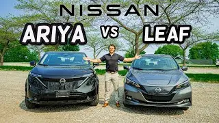 Nissan Ariya 2023 года против Nissan Leaf 2023 года: какой выбрать? РАЗБОР ЭЛЕКТРОМОБИЛЕЙ!