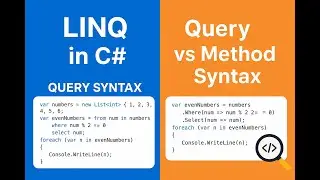 LINQ in C# Explained  Query vs Method Syntax with Examples