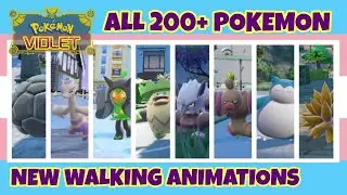 All 200+ Pokemon Following You In Pokemon The Teal Mask Scarlet & Violet *New Walking Animations*