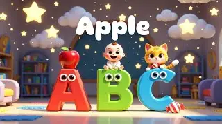 A for Apple 🍎🍏🎵(A-Z) | ABC Phonics Song 🔤🎵| Learn Alphabets Easily | shadoo kids tv 