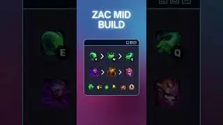 Zac Mid Build - Patch 12.23 #leagueoflegends