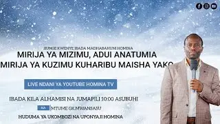 MIRIJA YA MIZIMU, WAFANYA BIASHALA WALIO OKOKA TUMTANGULIZE MBELE MUNGU KWENYE BIASHALA ZETU