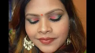 Republic Day Inspired Makeup Tutorial | Tricolor | pinknplums |Indian Makeup