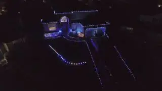 Aerial Christmas Lights