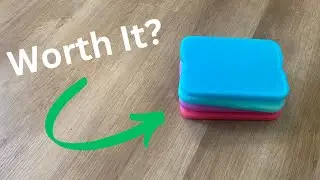 Review - Cool Coolers by Fit & Fresh 4 Pack Slim Ice Packs, Quick Freeze Reusable Ice Packs