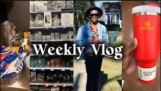 WEEKLY VLOG | BACK ON REGULAR SCHEDULE PROGRAMMING + WORK WEEK + NEW STANLEY CUP + GROCERY HAUL 