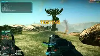 Testing the Mini-Chaingun