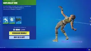 White Rabbit Bundle Fortnite item shop Emotes - Neos Bullet Time, Trinitys Kick, Ones And Zeros NEW!