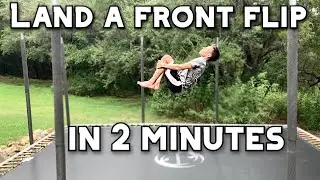 How to do a Front Flip on a Trampoline