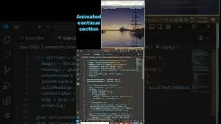Smooth Transitions: Building a Stunning Animated Continue Section!#coding #animation#animationdesign