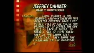 Audio recordings between Jeffrey Dahmer and FBI criminal profiler Robert Ressler
