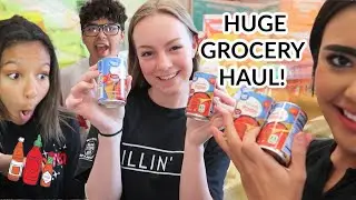 HUGE GROCERY HAUL DURING PANDEMIC | FEEDING OUR LARGE FAMILY! | Once a Month Shopping