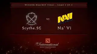 Scythe.SG vs NaVi Game 1 - Winner Bracket Finals - Dota 2 International