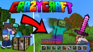 Создание дополнительных сердец! Minecraft Crazy Craft