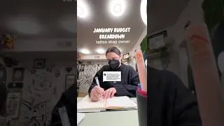 January Budget Breakdown - Tattoo Shop Owner