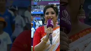 Shreya Ghoshal Singing National Anthem | Jana Gana Mana | ICC Women's World Cup #shreyaghoshal