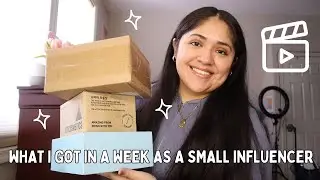 WHAT I GOT IN A WEEK AS A SMALL INFLUENCER