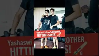 Tejaswi Jaiswal six hitting practice | Yashaswi Jaiswal brother batting #shorts #cricket